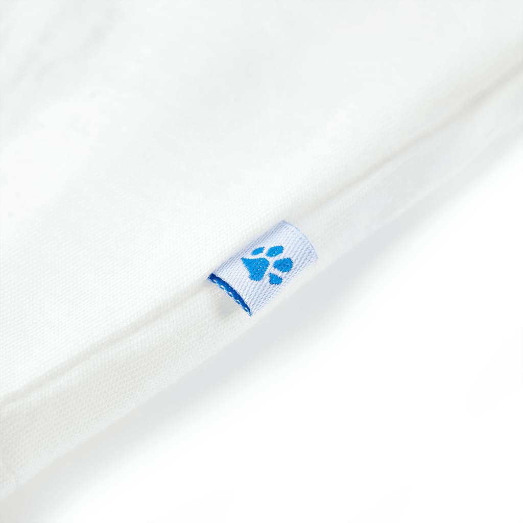 Tricou pentru copii cu mâneci scurte, ecru, 104 GartenMobel Dekor