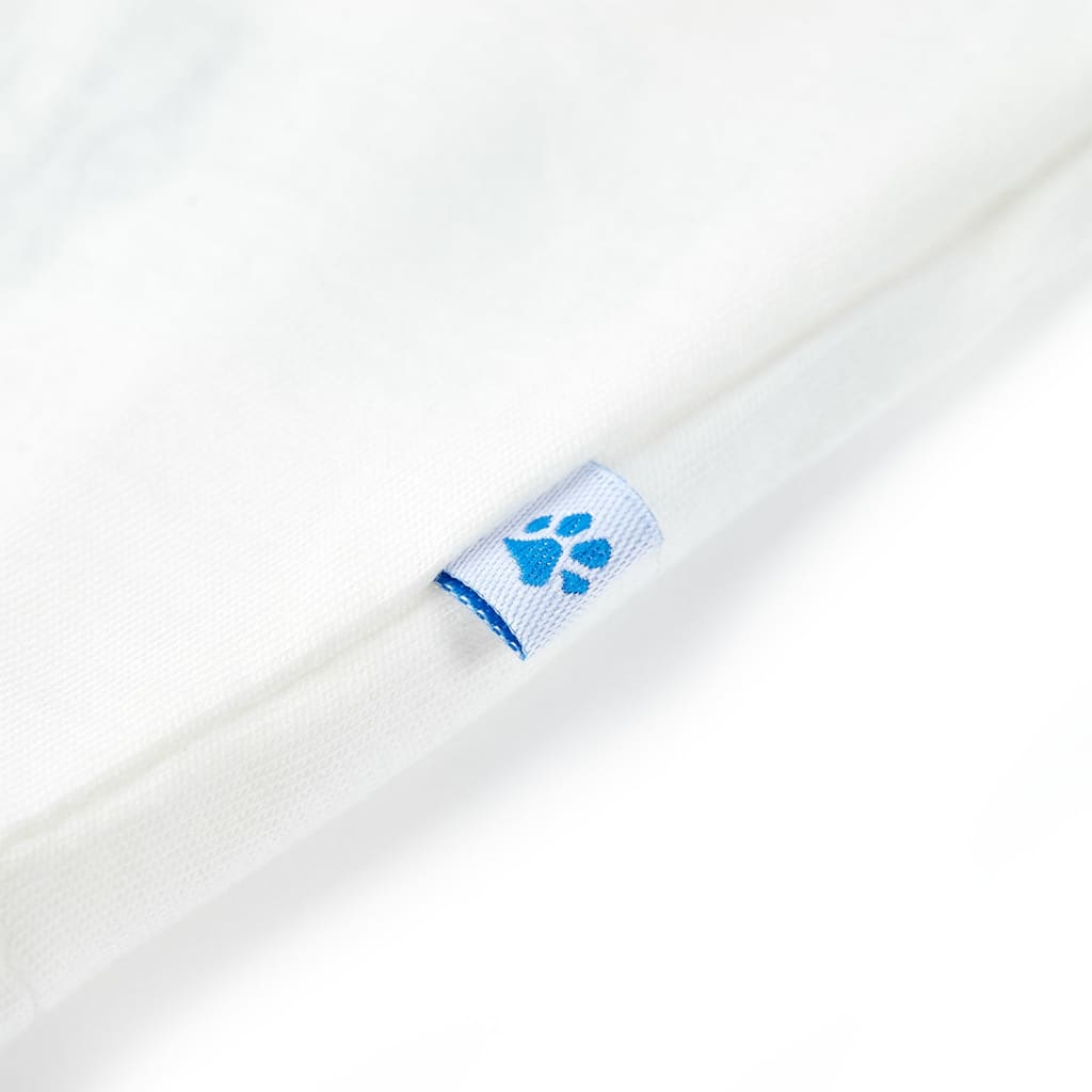 Tricou pentru copii cu mâneci scurte, ecru, 116 GartenMobel Dekor