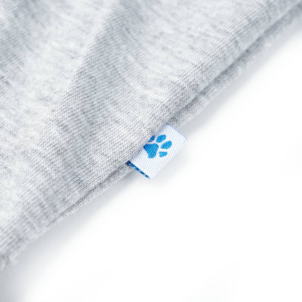Tricou pentru copii cu mâneci scurte, gri, 104 GartenMobel Dekor