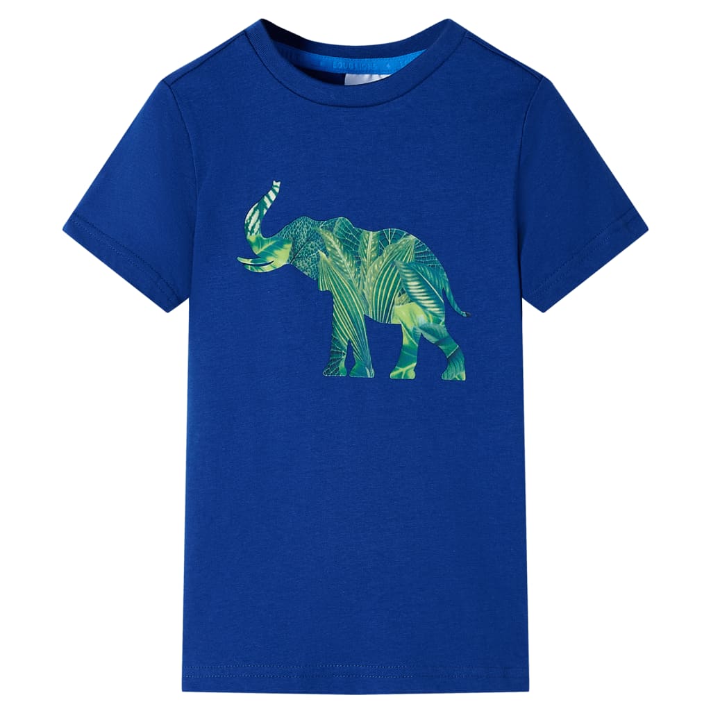 Tricou pentru copii, albastru închis, 140 GartenMobel Dekor