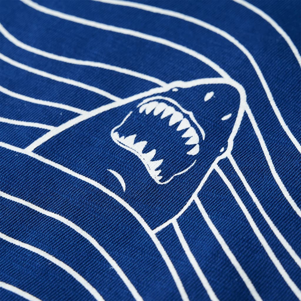 Tricou pentru copii, albastru închis, 92 GartenMobel Dekor