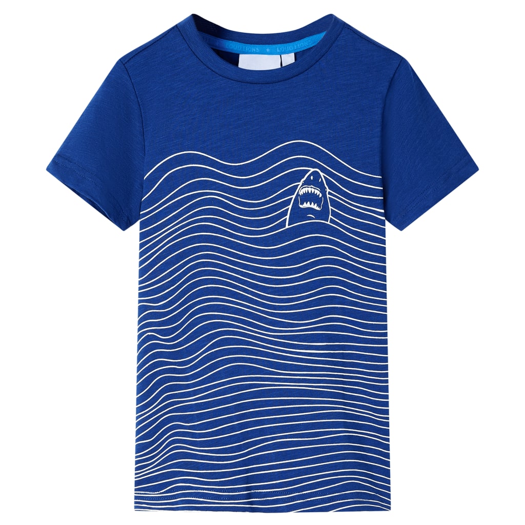 Tricou pentru copii, albastru închis, 92 GartenMobel Dekor