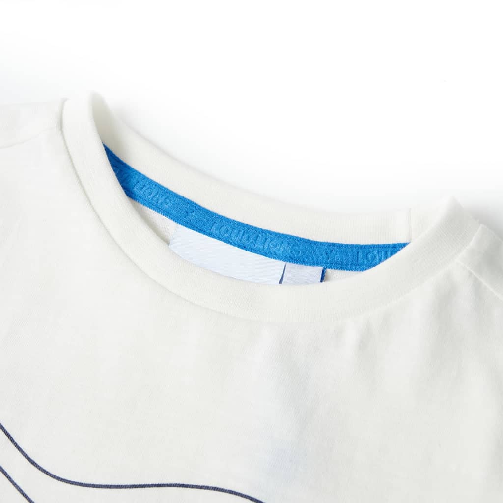 Tricou pentru copii, ecru, 104 GartenMobel Dekor