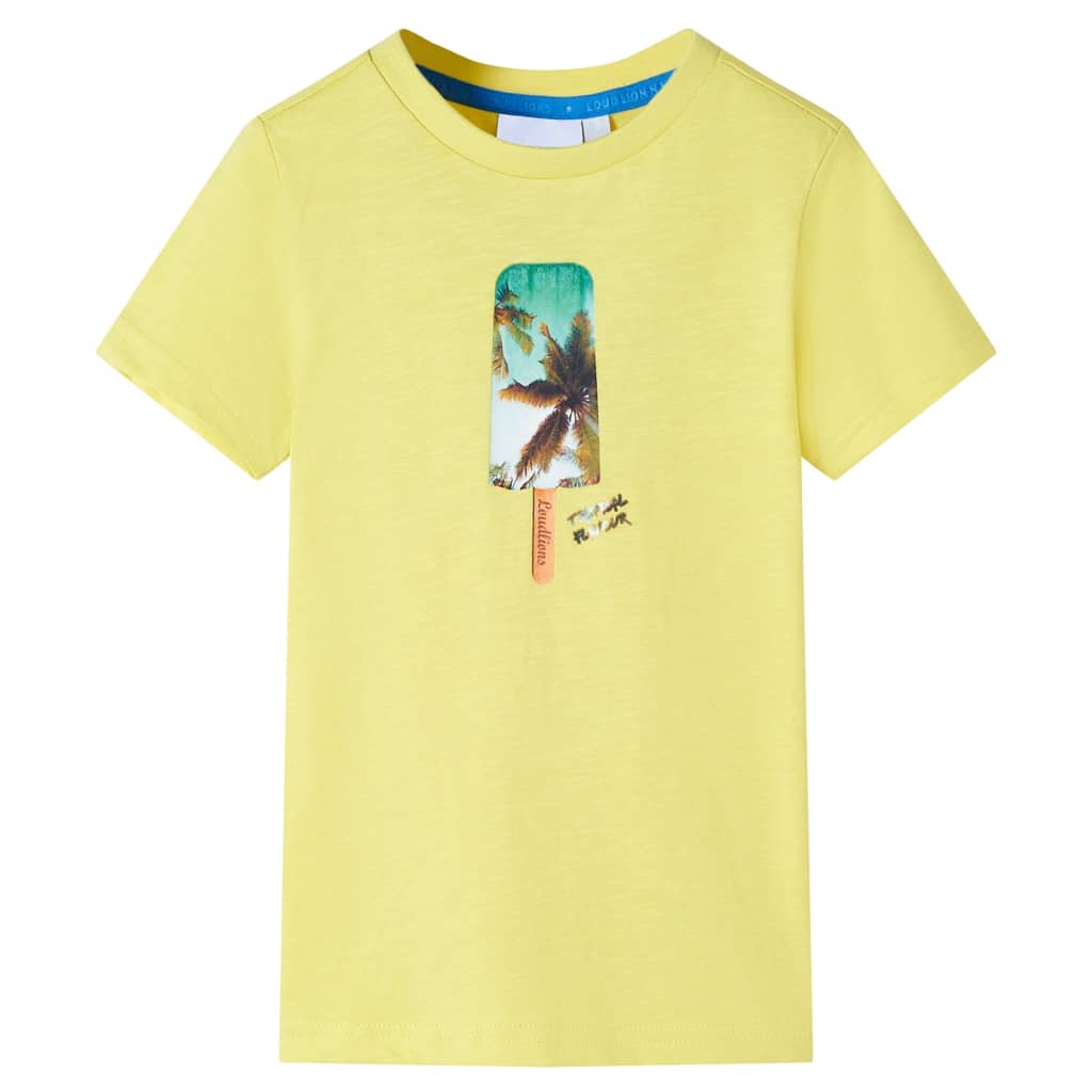 Tricou pentru copii, galben, 116 GartenMobel Dekor