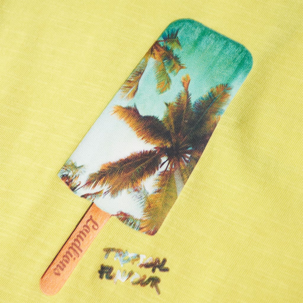 Tricou pentru copii, galben, 140 GartenMobel Dekor