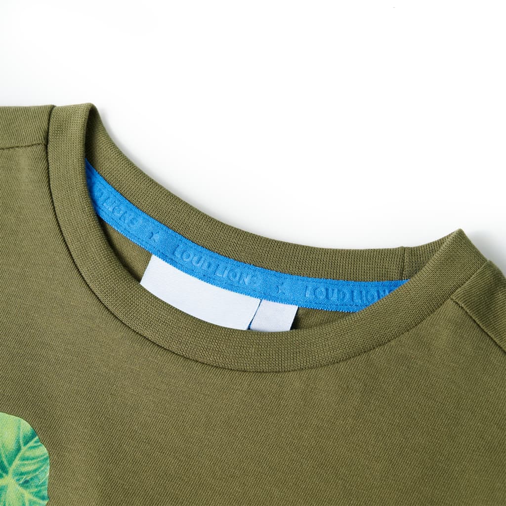 Tricou pentru copii, kaki, 128 GartenMobel Dekor
