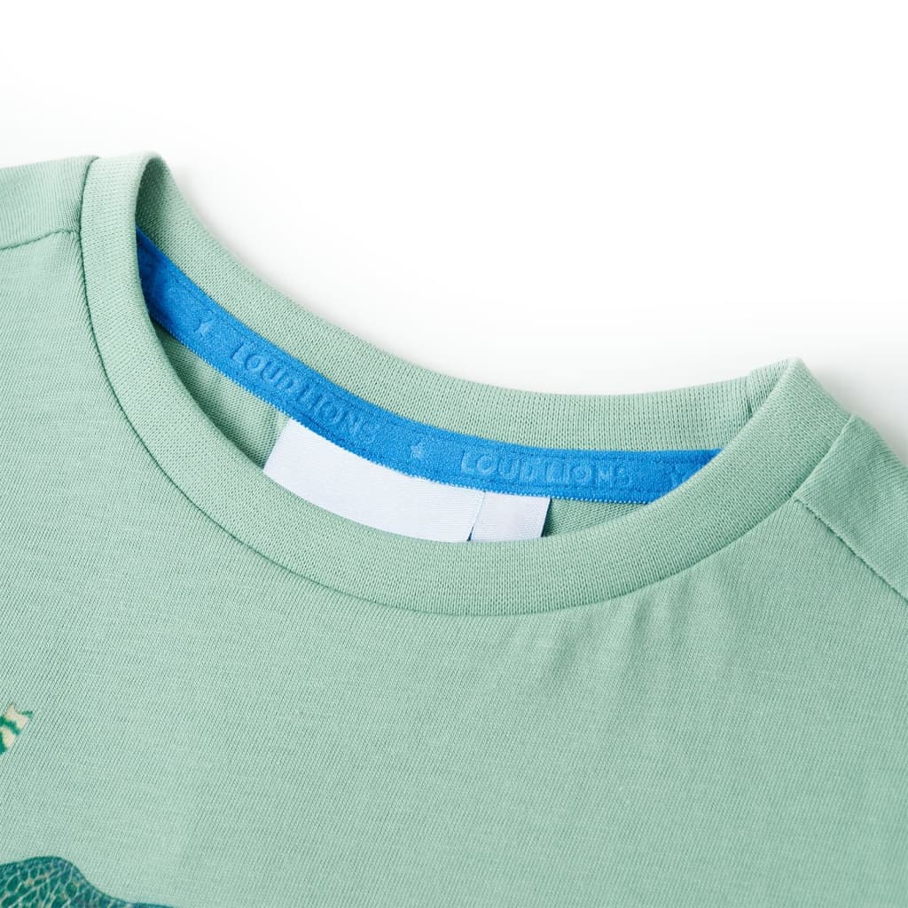 Tricou pentru copii, kaki deschis, 140 GartenMobel Dekor