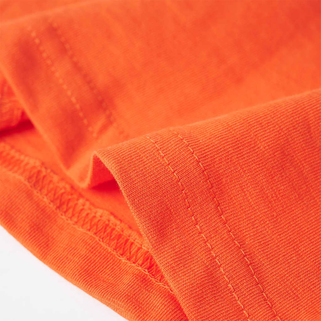 Tricou pentru copii, portocaliu închis, 140 GartenMobel Dekor