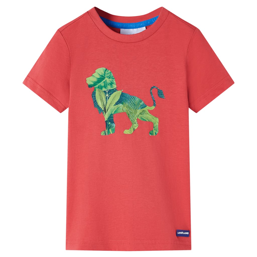 Tricou pentru copii, roșu, 128 GartenMobel Dekor