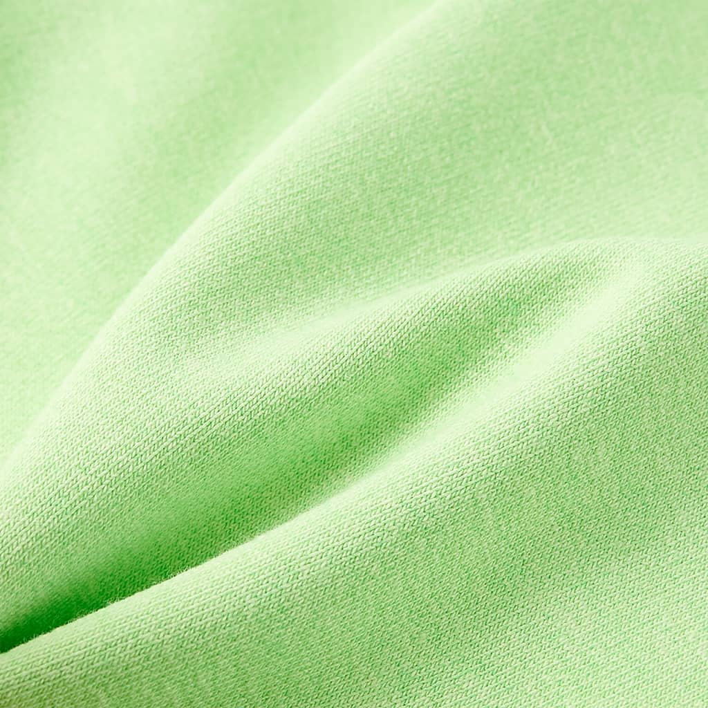 Pantaloni scurți pentru copii, verde fosforescent, 140 GartenMobel Dekor