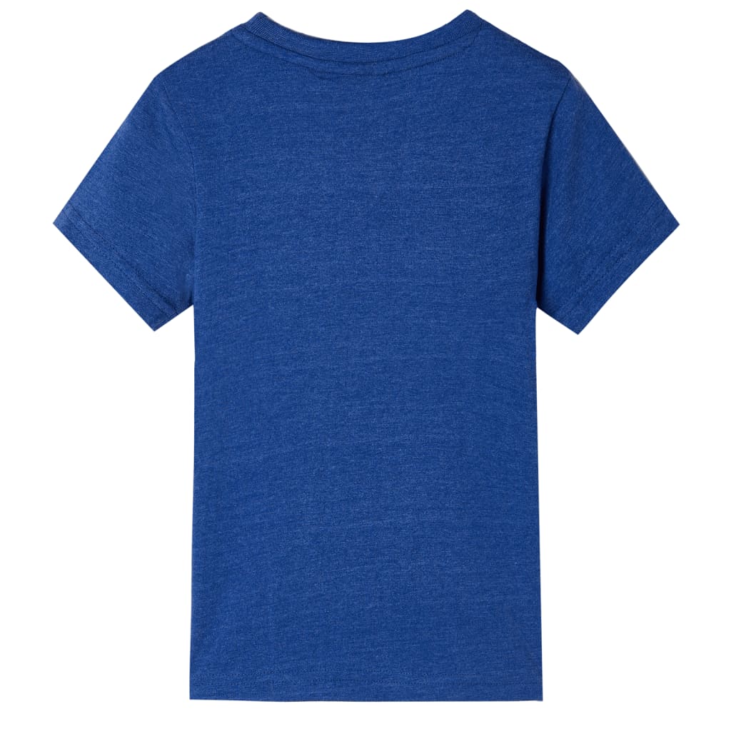 Tricou pentru copii, albastru închis melanj, 104 GartenMobel Dekor