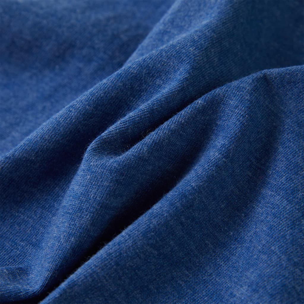 Tricou pentru copii, albastru închis melanj, 92 GartenMobel Dekor