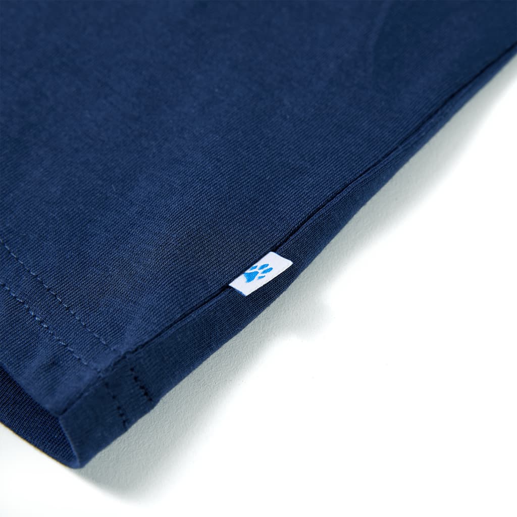 Tricou pentru copii, albastru și bleumarin, 116 GartenMobel Dekor