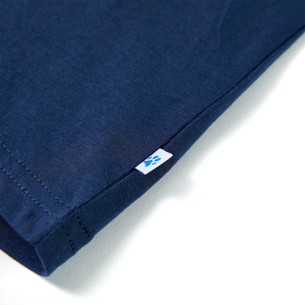 Tricou pentru copii, albastru și bleumarin, 128 GartenMobel Dekor