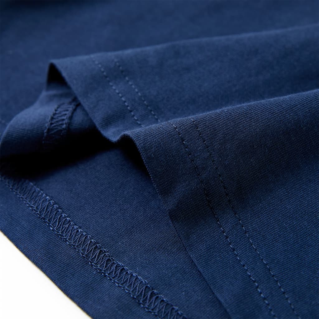 Tricou pentru copii, albastru și bleumarin, 140 GartenMobel Dekor