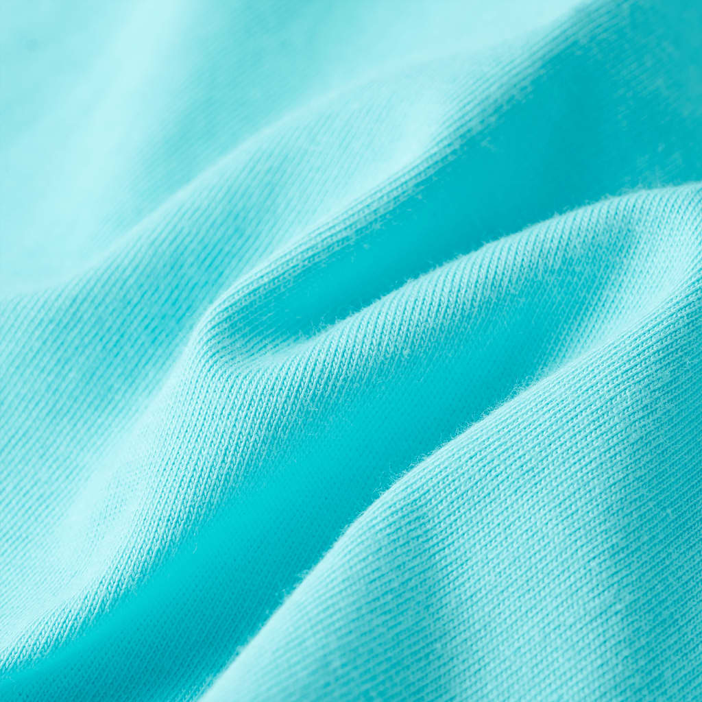 Tricou pentru copii, albastru verzui, 140 GartenMobel Dekor