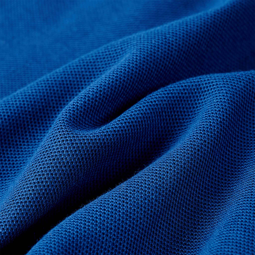 Tricou polo pentru copii, albastru închis, 140 GartenMobel Dekor