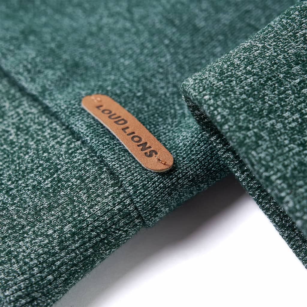 Bluzon pentru copii, verde închis melanj, 92 GartenMobel Dekor