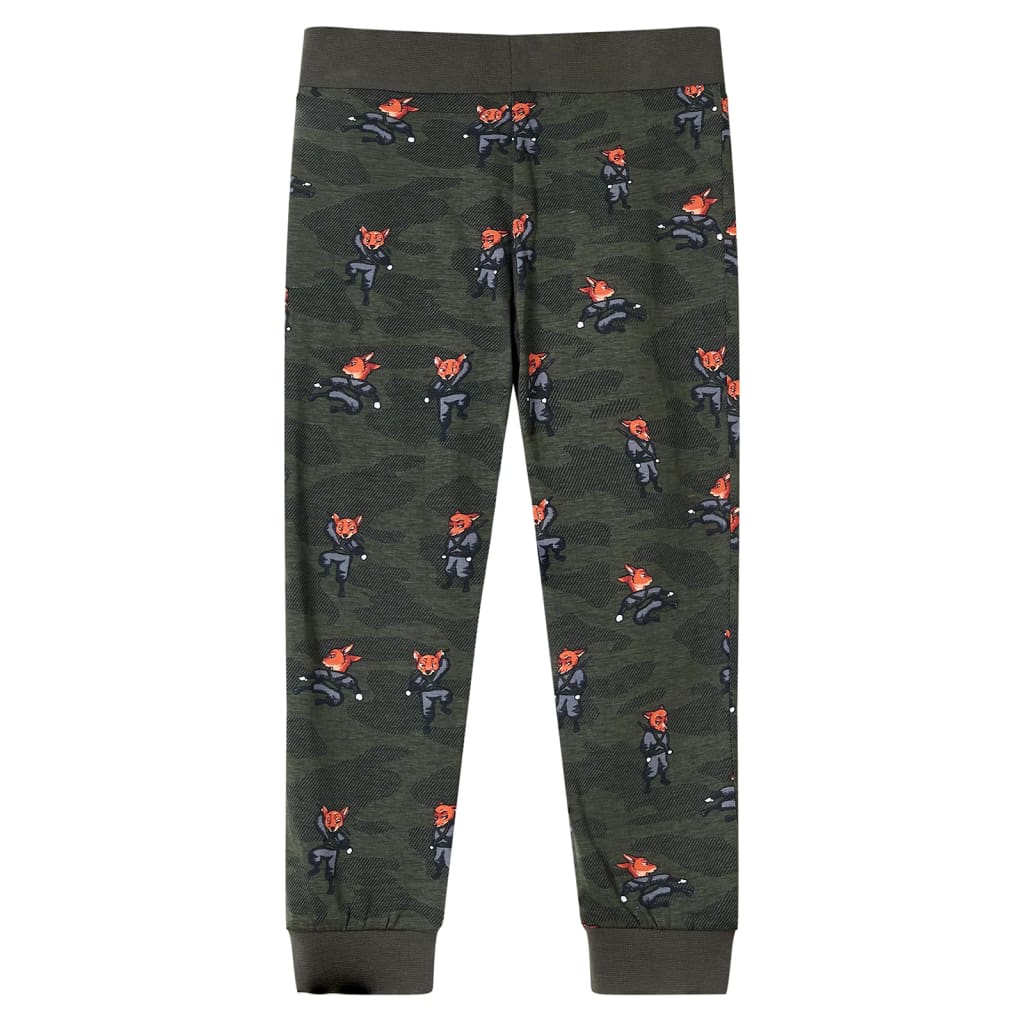 Pijamale pentru copii cu mâneci lungi ninja kaki 92 GartenMobel Dekor