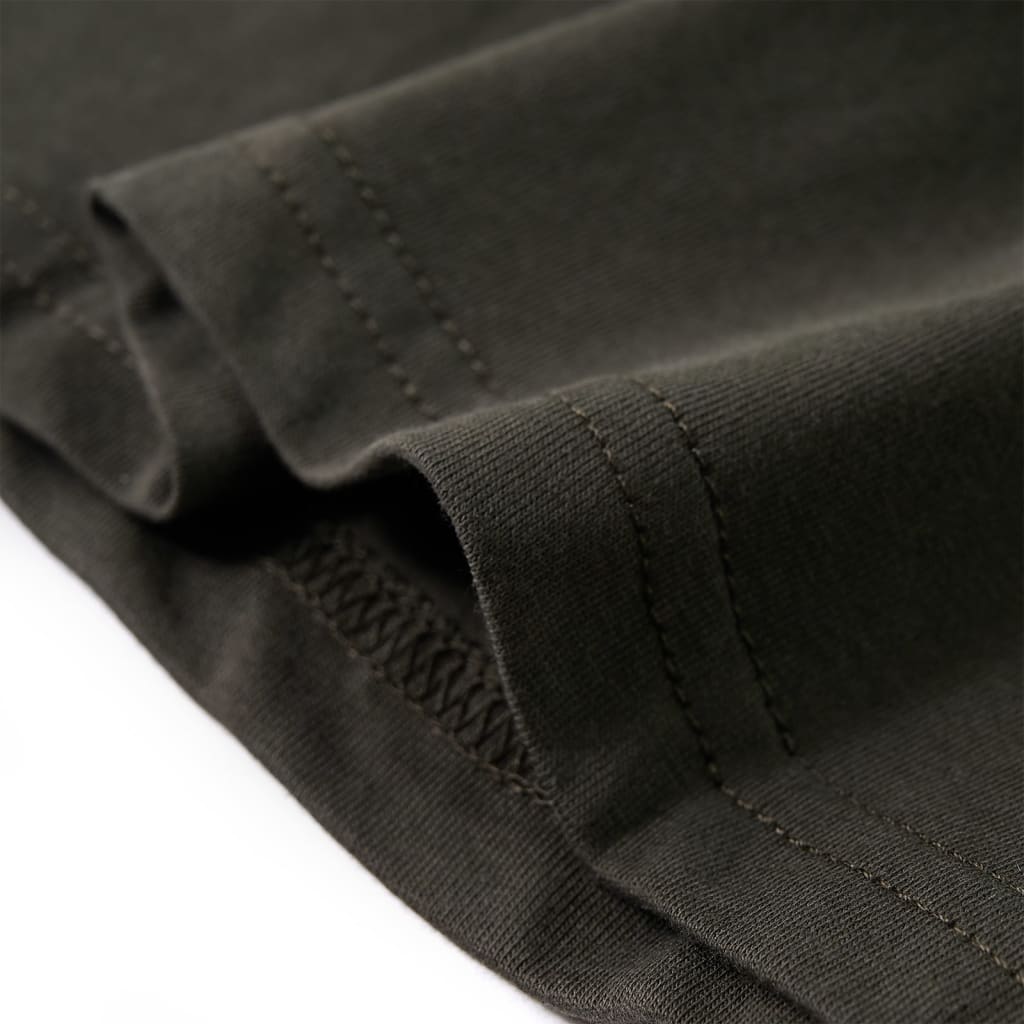 Tricou cu mâneci lungi pentru copii, kaki, 116 GartenMobel Dekor