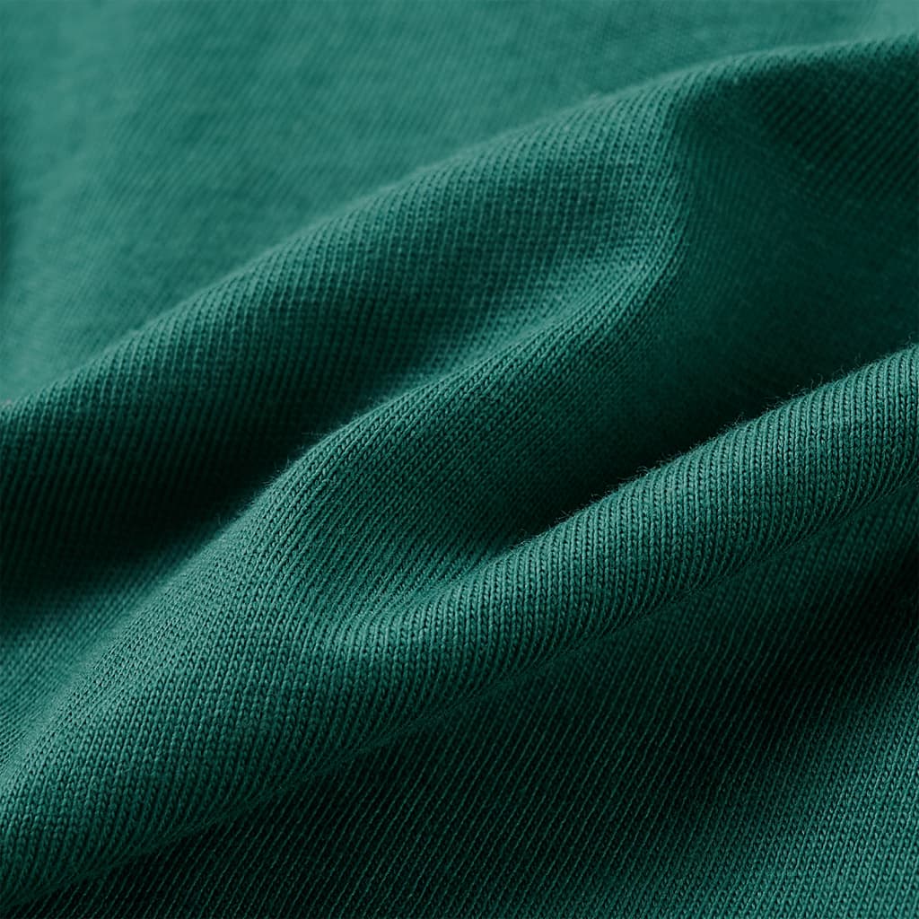 Tricou cu mâneci lungi pentru copii, verde, 116 GartenMobel Dekor