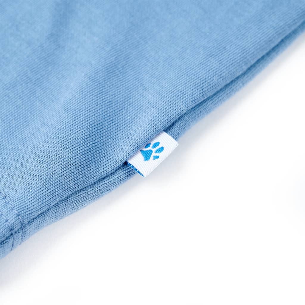Tricou pentru copii, albastru mediu, 128 GartenMobel Dekor
