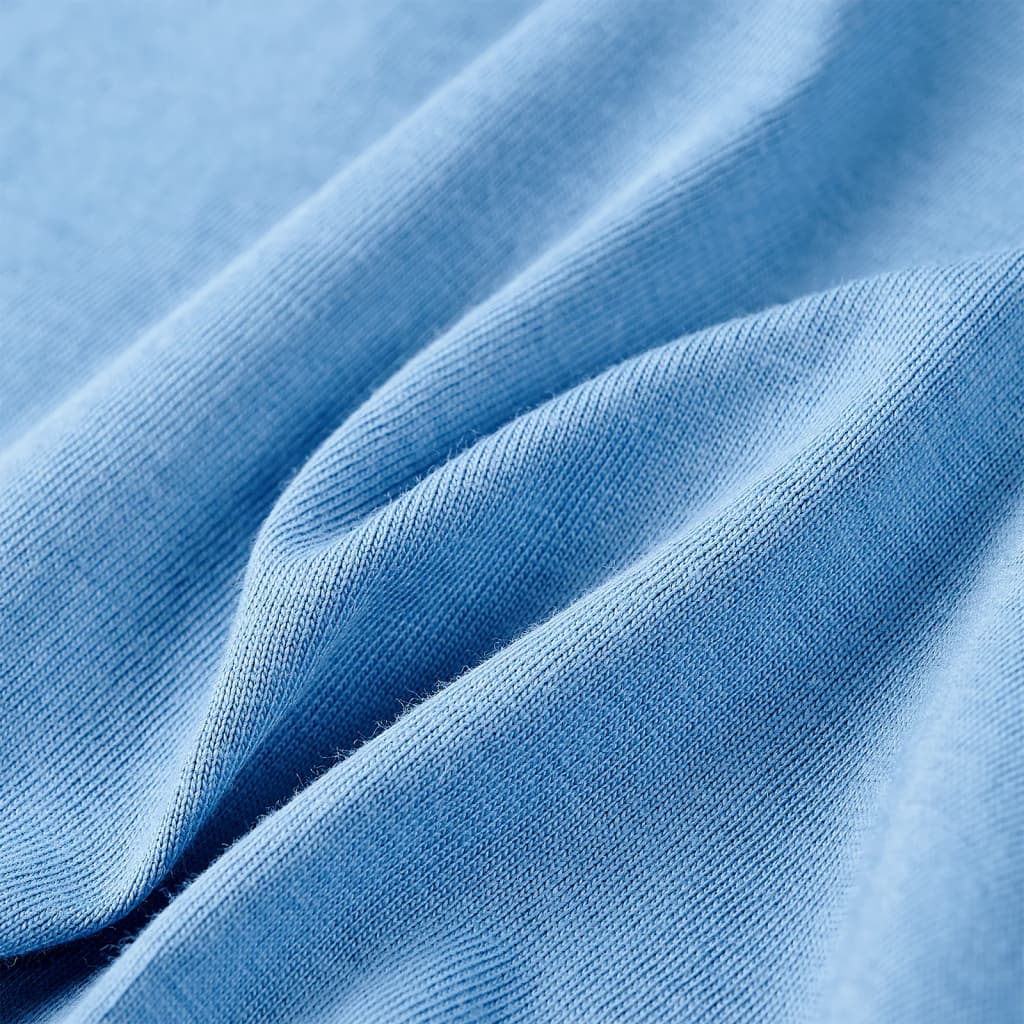 Tricou pentru copii, albastru mediu, 128 GartenMobel Dekor