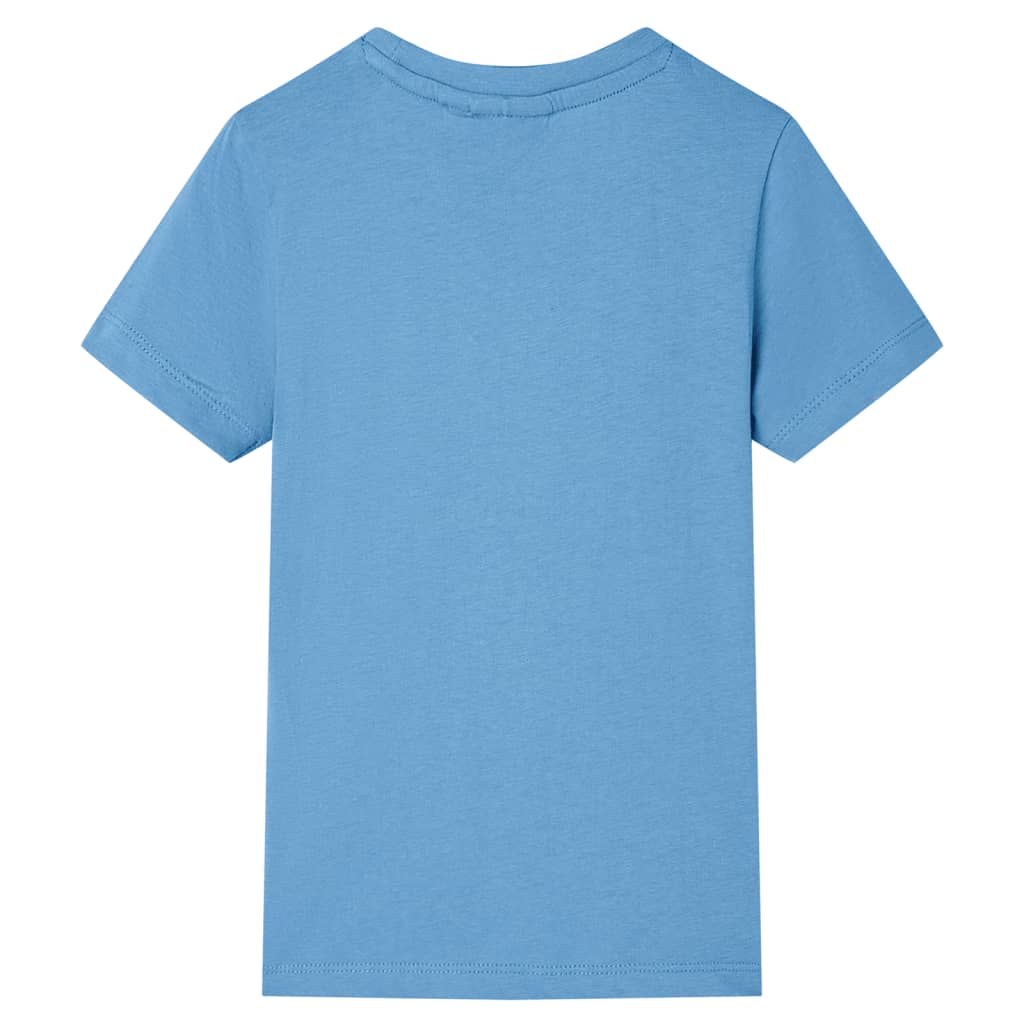 Tricou pentru copii, albastru mediu, 140 GartenMobel Dekor