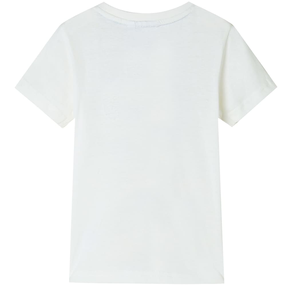 Tricou pentru copii, ecru, 128 GartenMobel Dekor