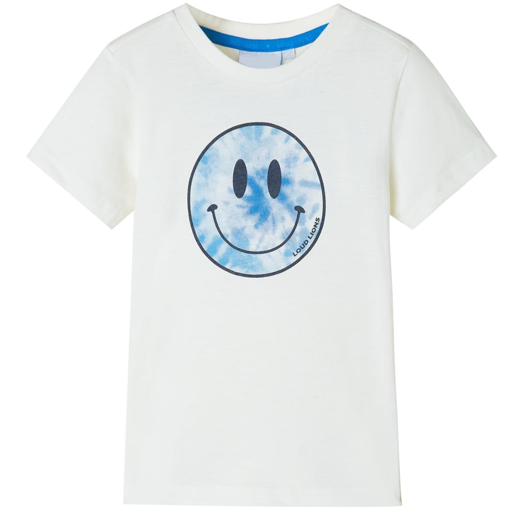 Tricou pentru copii, ecru, 128 GartenMobel Dekor