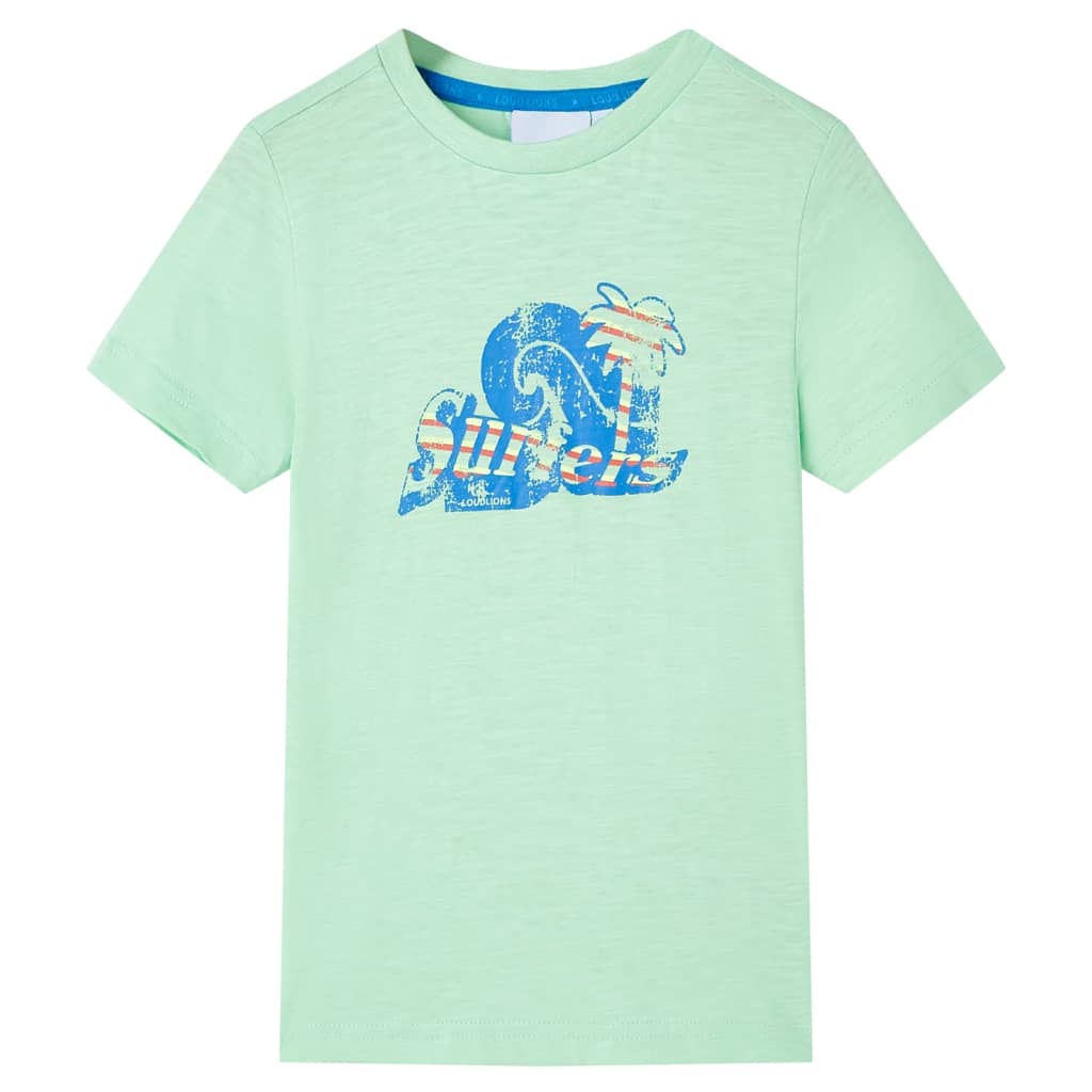 Tricou pentru copii, verde deschis, 92 GartenMobel Dekor