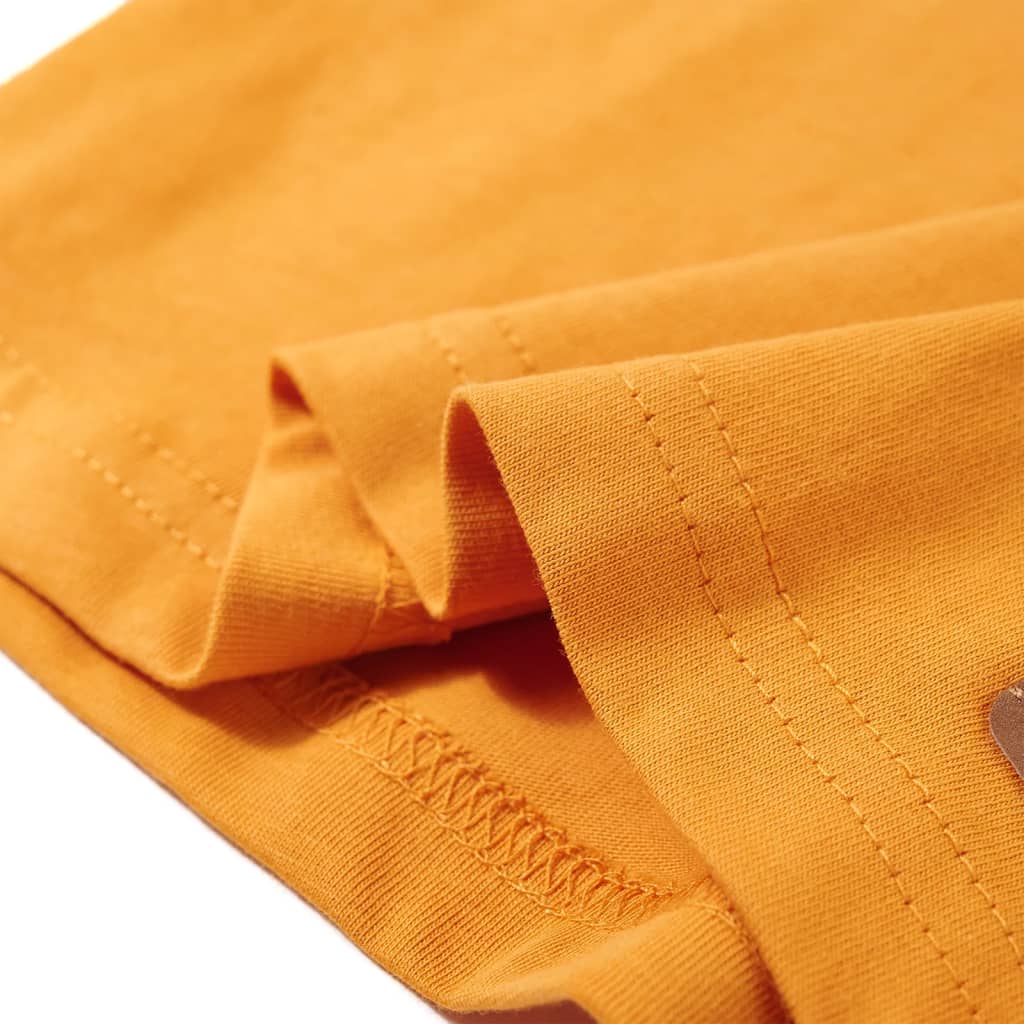 Tricou pentru mâneci lungi pentru copii, ocru, 116 GartenMobel Dekor