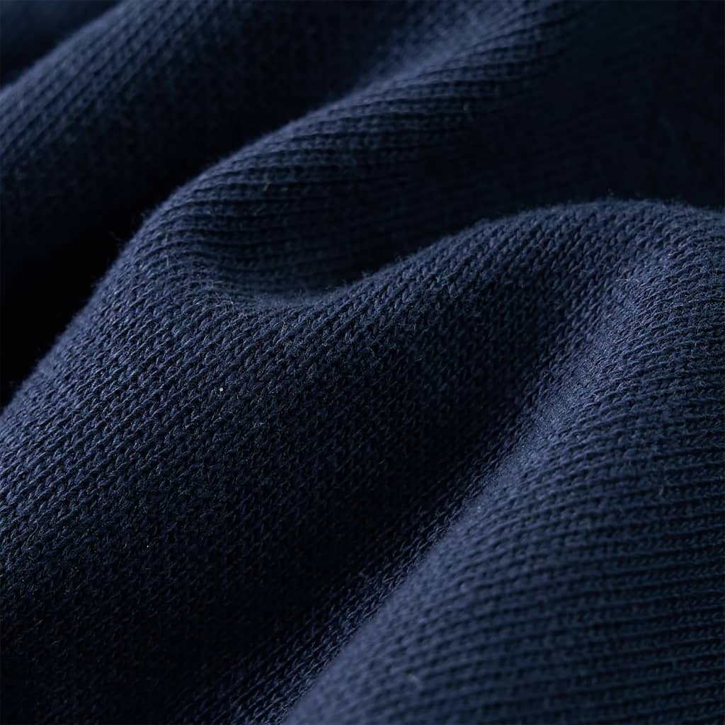 Pantaloni de trening pentru copii, bleumarin melanj, 128 GartenMobel Dekor