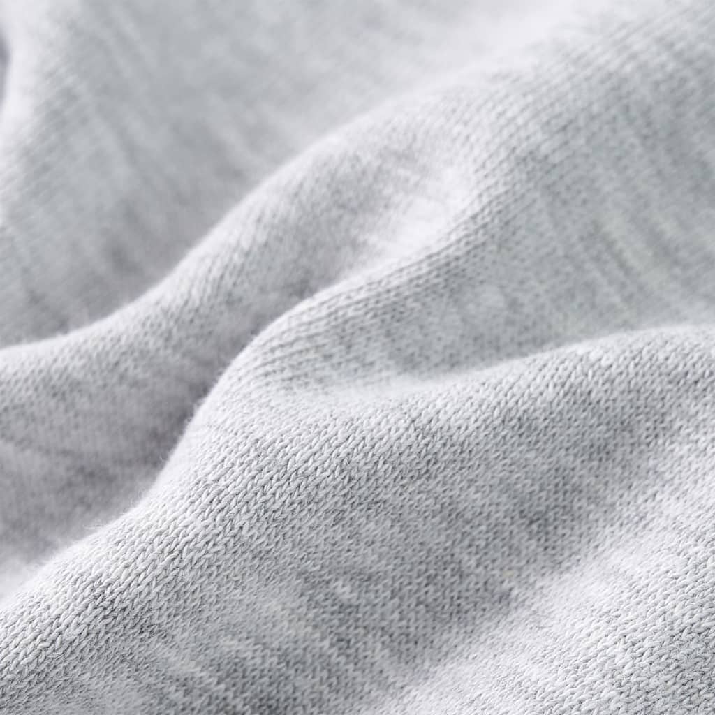 Pantaloni de trening pentru copii, gri melanj, 140 GartenMobel Dekor