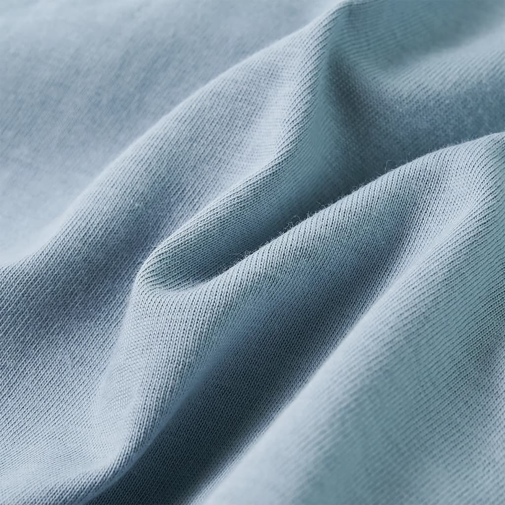 Tricou copii mâneci lungi,, albastru deschis, 104 GartenMobel Dekor