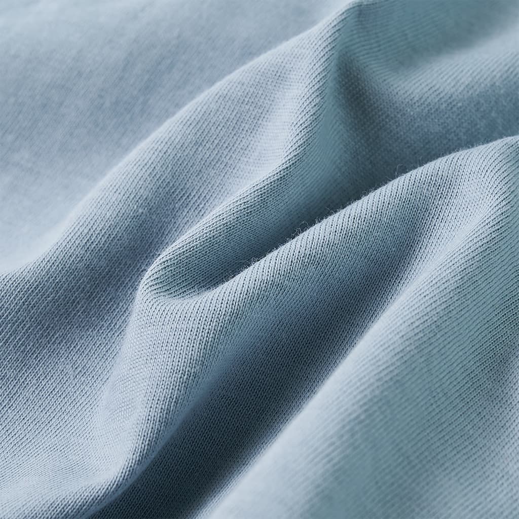 Tricou copii mâneci lungi,, albastru deschis, 116 GartenMobel Dekor
