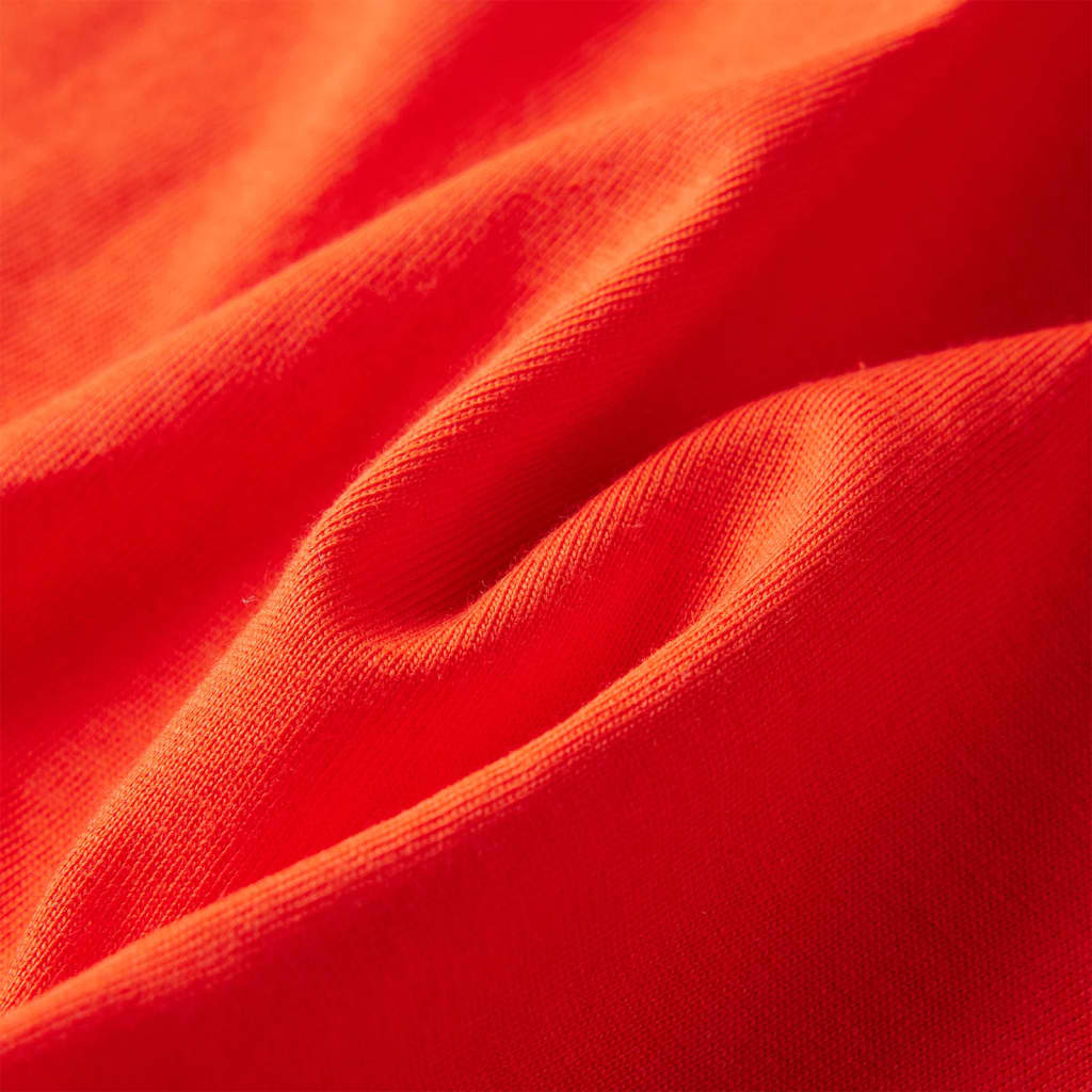 Tricou copii mâneci lungi, portocaliu aprins 128 GartenMobel Dekor