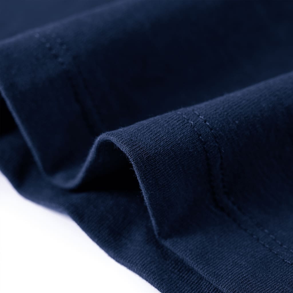 Tricou cu mâneci lungi pentru copii, bleumarin, 104 GartenMobel Dekor