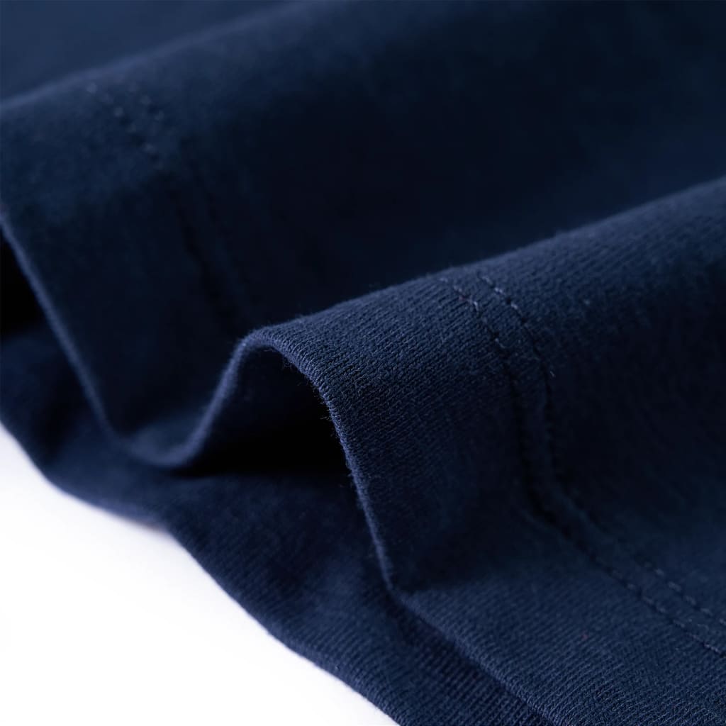 Tricou cu mâneci lungi pentru copii, bleumarin, 140 GartenMobel Dekor