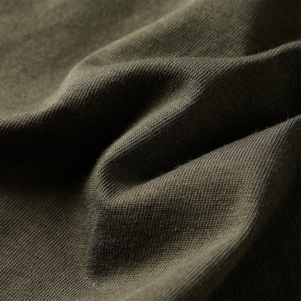 Tricou pentru copii cu mâneci lungi, kaki, 116 GartenMobel Dekor