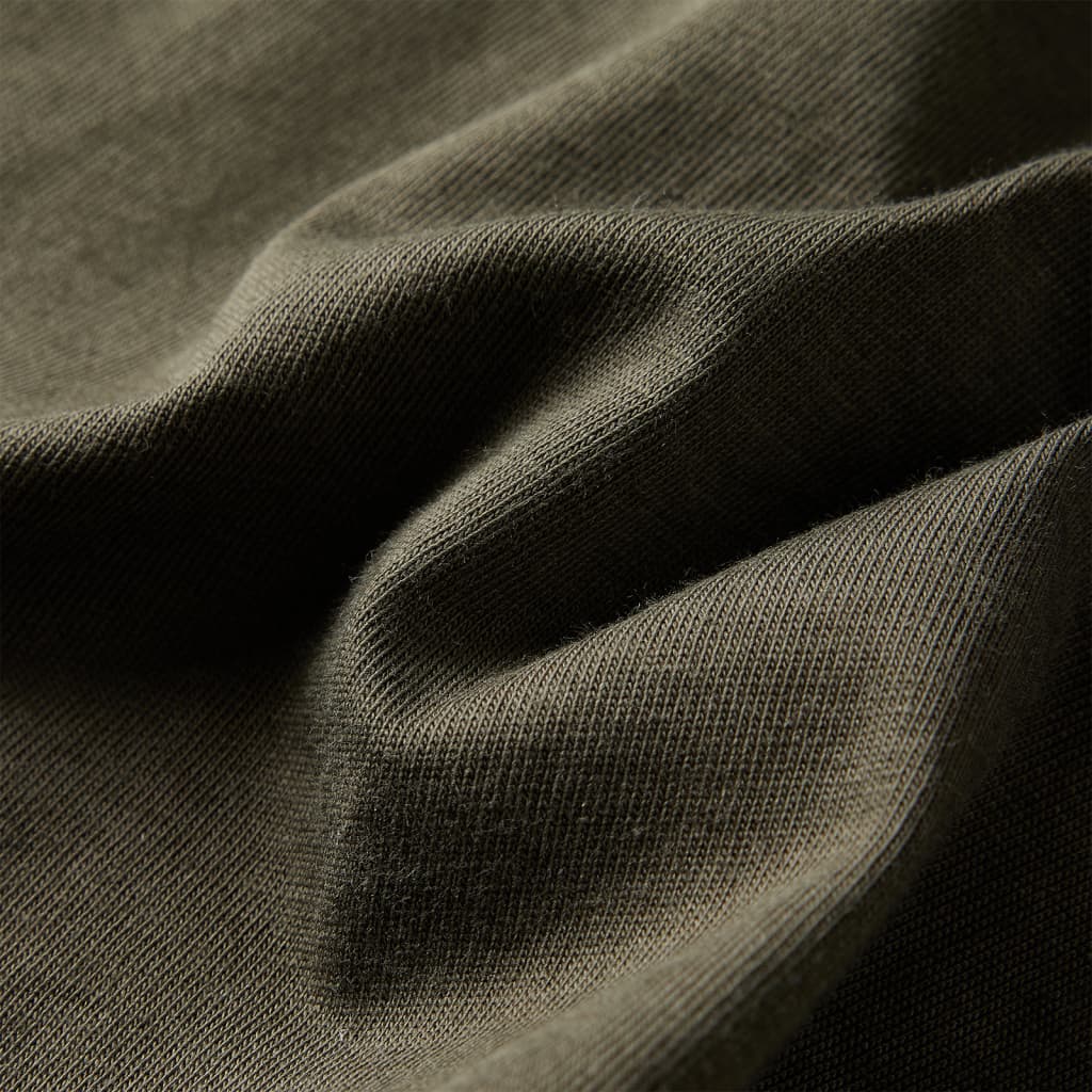 Tricou pentru copii cu mâneci lungi, kaki, 92 GartenMobel Dekor