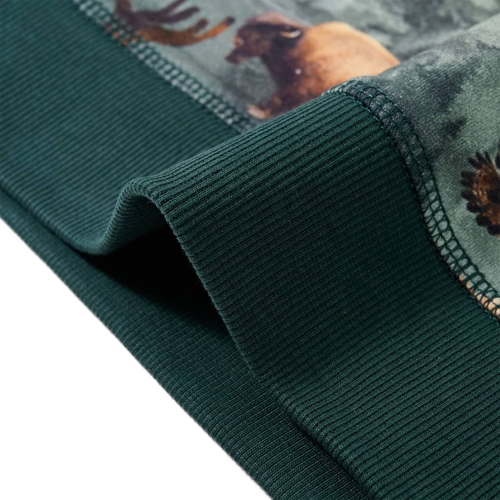 Bluzon pentru copii, verde închis, 104 GartenMobel Dekor