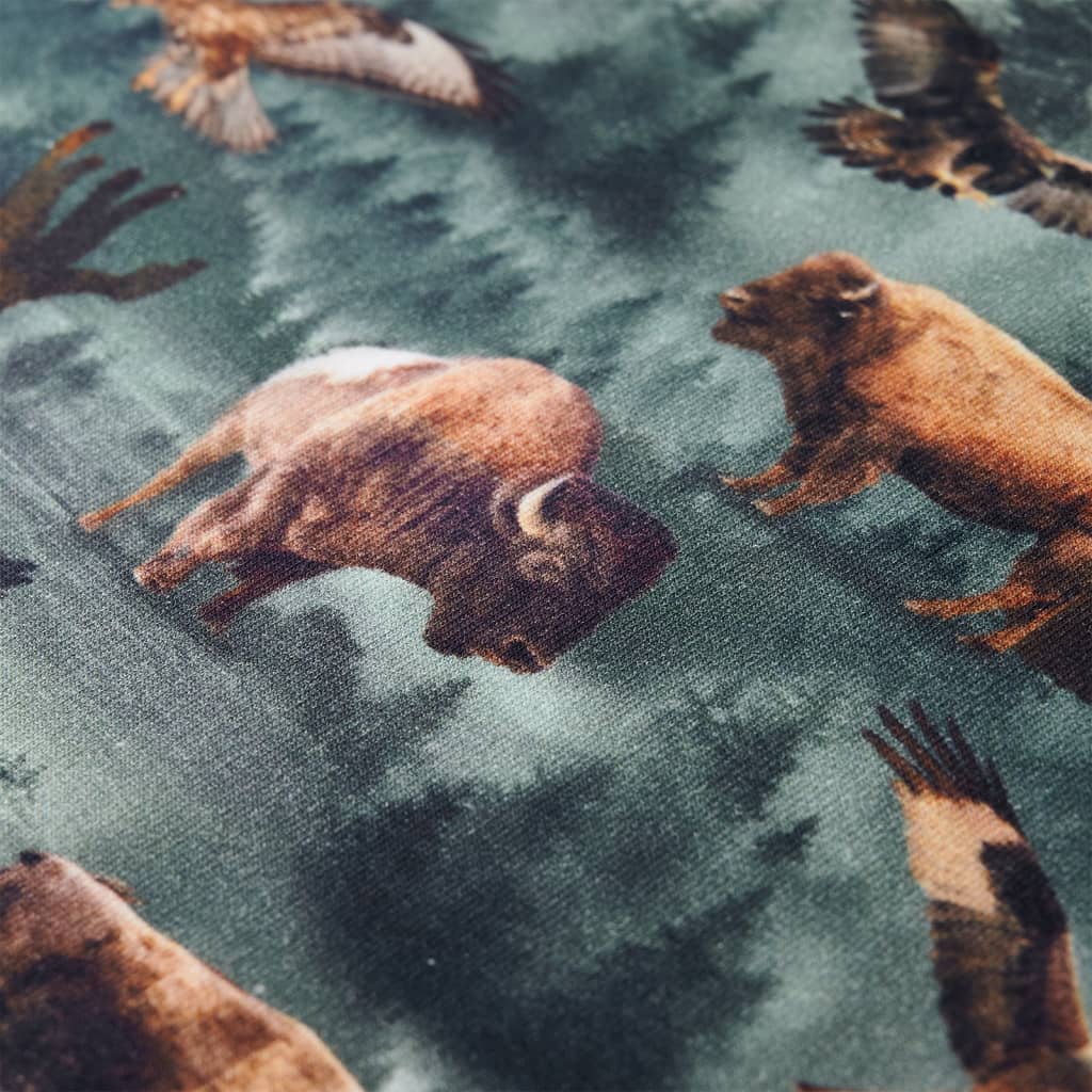 Bluzon pentru copii, verde închis, 140 GartenMobel Dekor