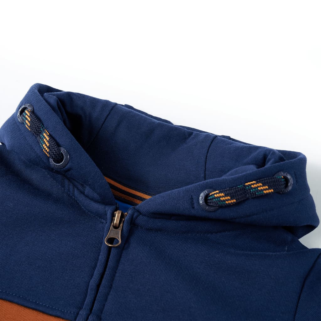 Hanorac cu glugă pentru copii, cu fermoar, 92 GartenMobel Dekor