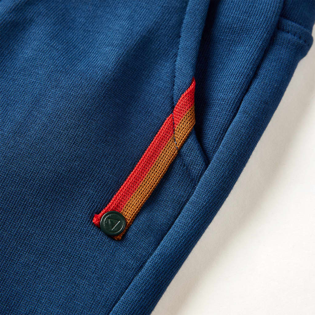 Pantaloni de trening pentru copii, albastru, 128 GartenMobel Dekor