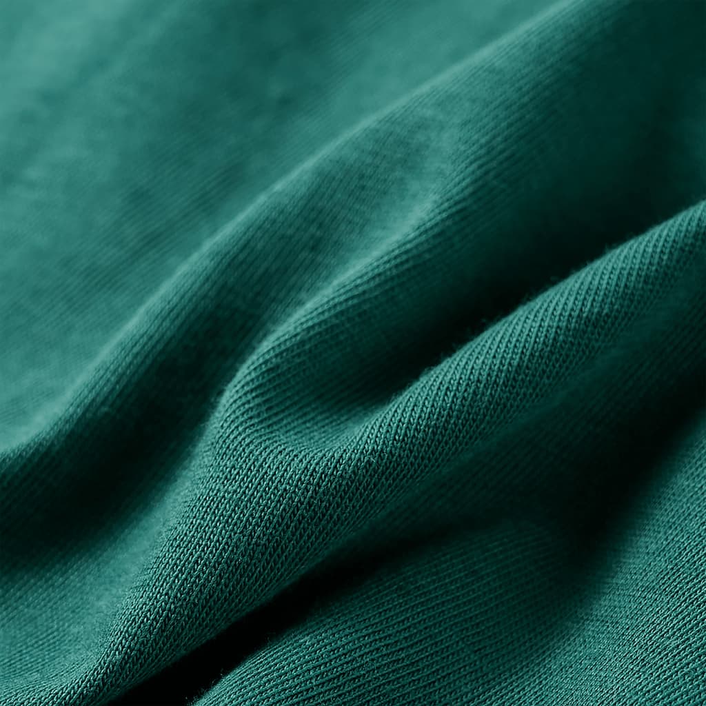 Tricou de copii cu mâneci lungi, verde, 116 GartenMobel Dekor