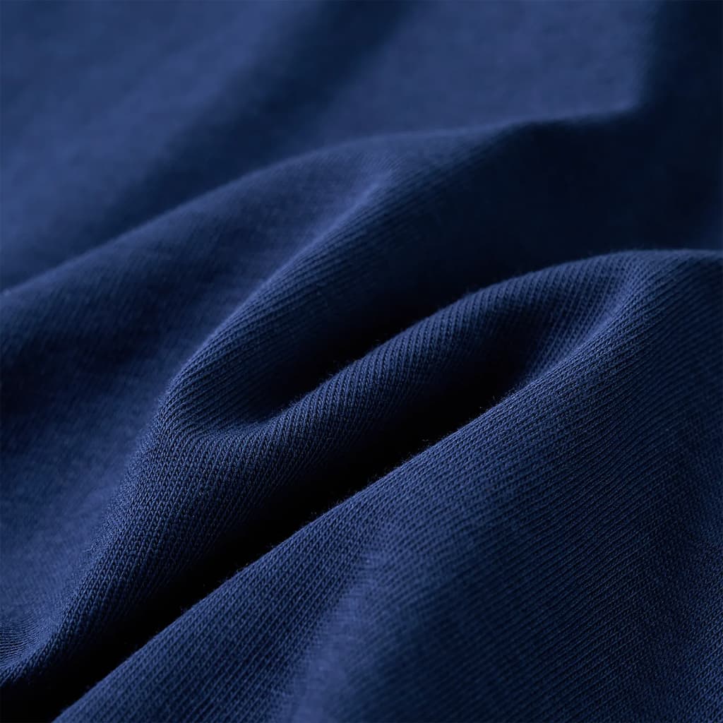 Tricou pentru copii cu mâneci lungi, bleumarin, 116 GartenMobel Dekor