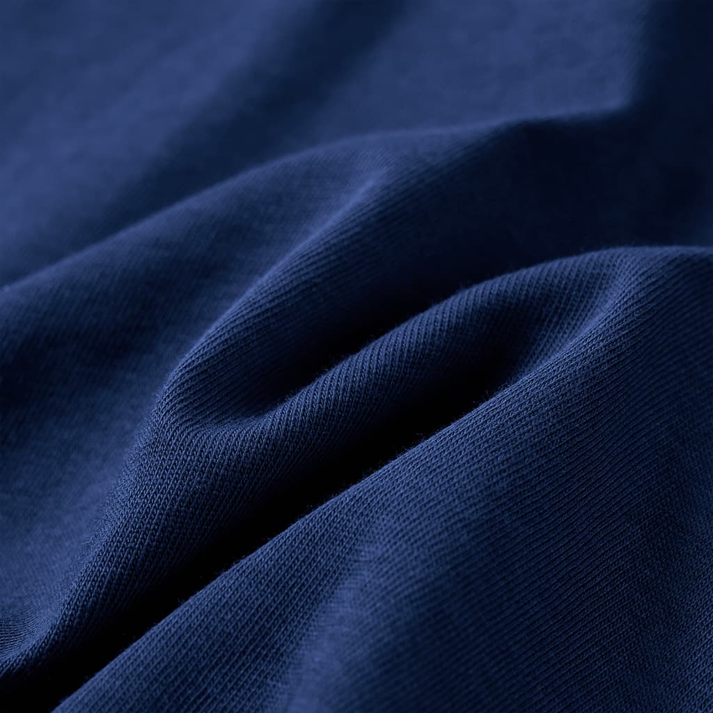 Tricou pentru copii cu mâneci lungi, bleumarin, 92 GartenMobel Dekor