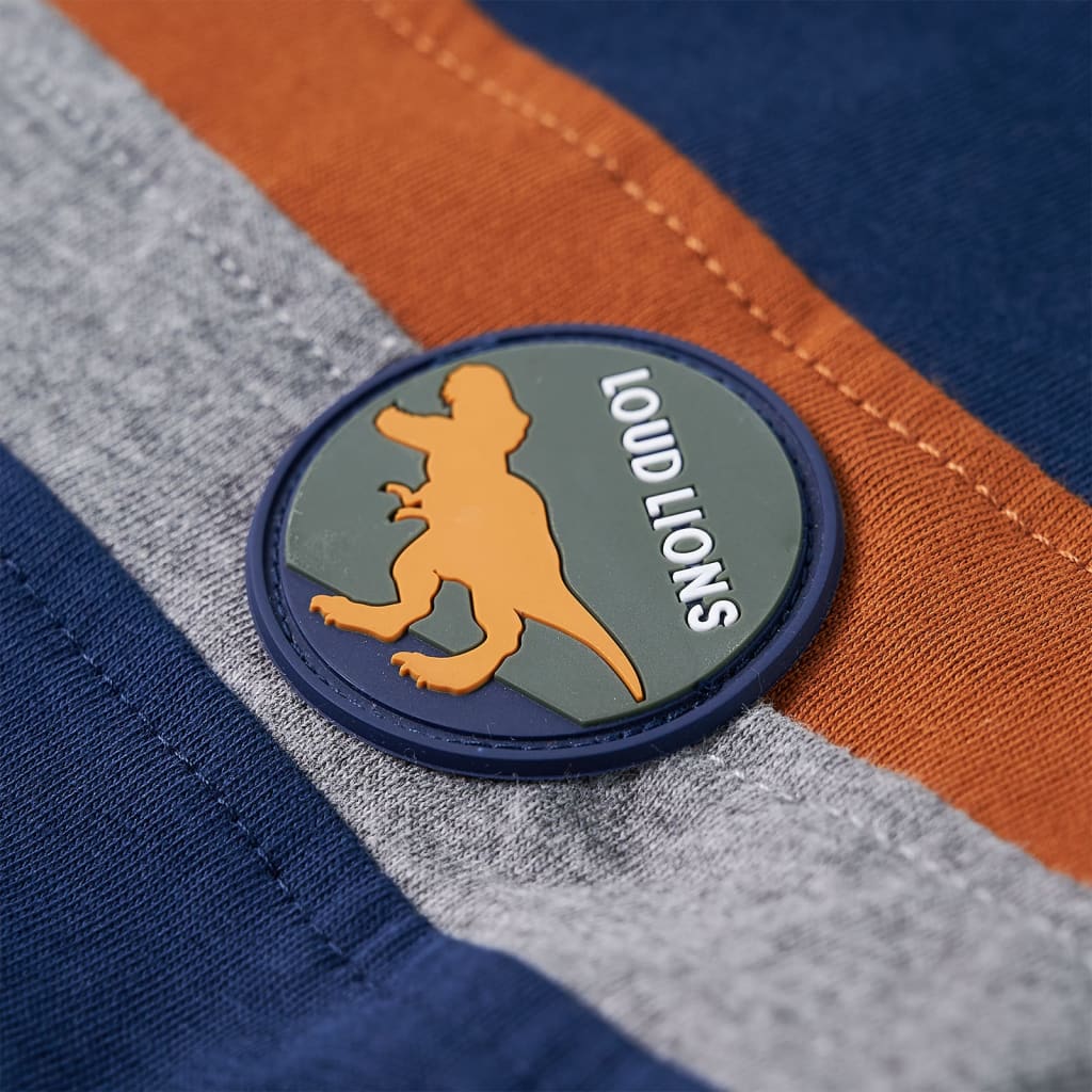 Tricou pentru copii cu mâneci lungi, bleumarin, 92 GartenMobel Dekor