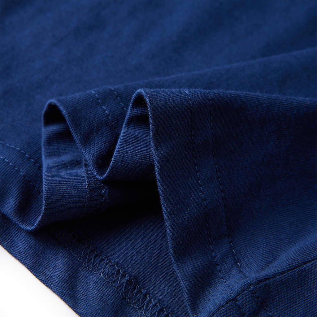 Tricou pentru copii cu mâneci lungi bleumarin 92 GartenMobel Dekor